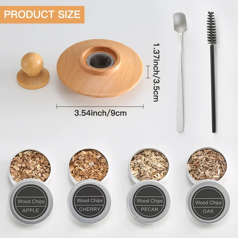 Wooden Smoker Cocktail Smoker Kit